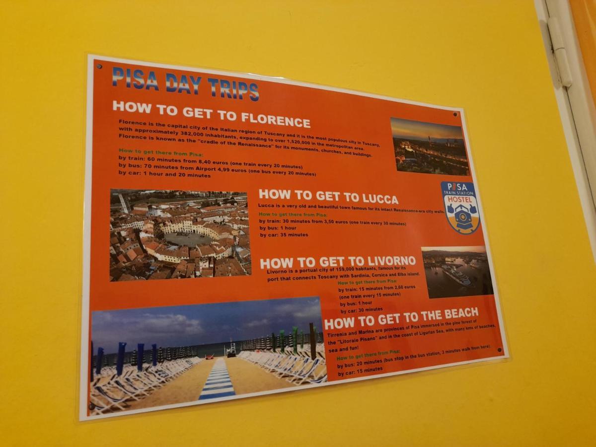 Pisa Train Station Hostel Dış mekan fotoğraf